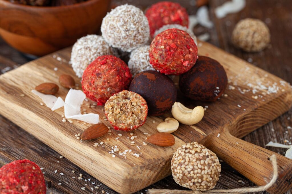 Manuka honey protein balls