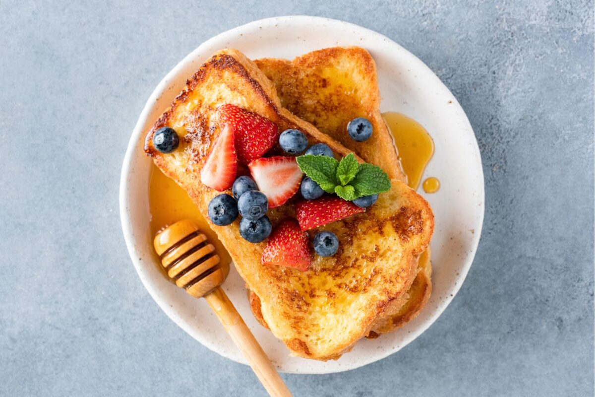 Manuka honey on French toast